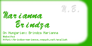 marianna brindza business card